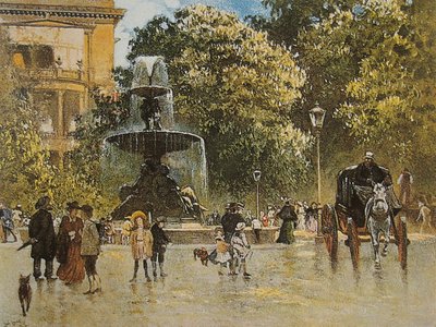 Kemperplatz, Old Berlin, 1889 by Julius Jacob